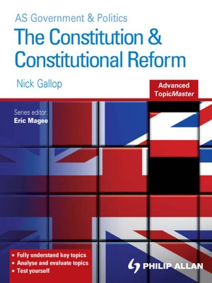 cover image of The Constitution & Constitutional Reform Advanced Topic Master